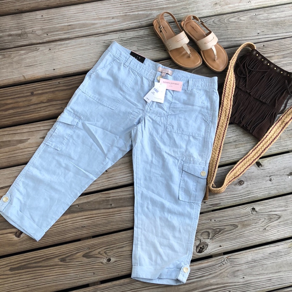 ✨SALE✨Banana Republic Linen & Cotton Mix Capris